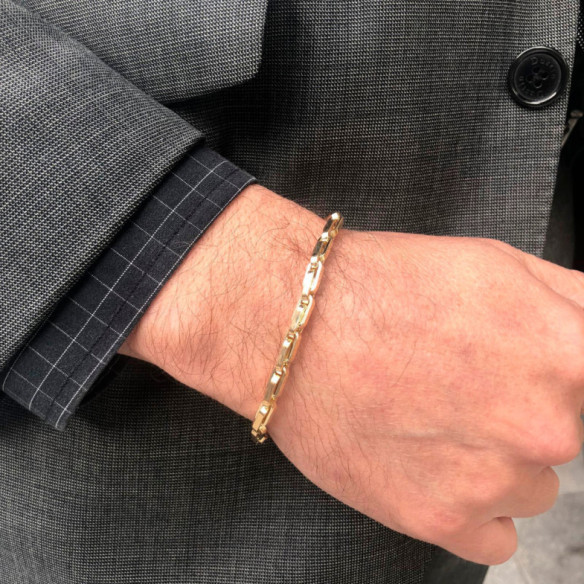 Pulsera Oro 18K Daily 21Cm - Joyas de Hombre