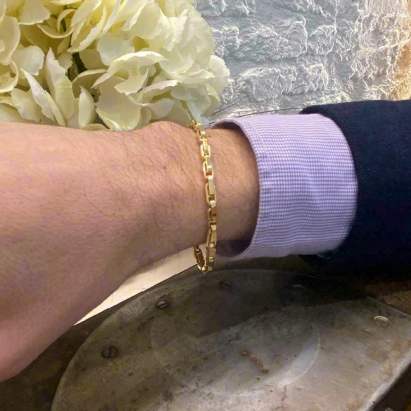 Pulsera Oro 18K Daily 21Cm - Joyas de Hombre