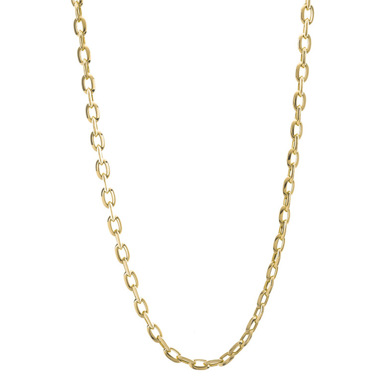 18-karätiges Goldketten-Lünettenglied, 60 cm - Cadenas de Oro para Hombre
