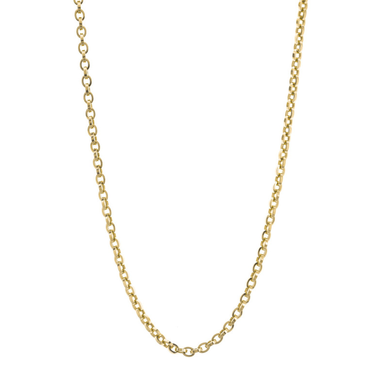 Catena d'oro 18K Links IASADO OVAL - Catene d'oro uomo