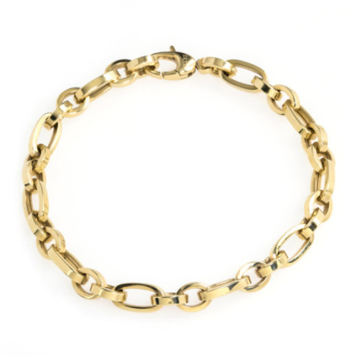 Pulsera Oro 18K Forsada Oval Daily - Braceletes de ouro sem pedras