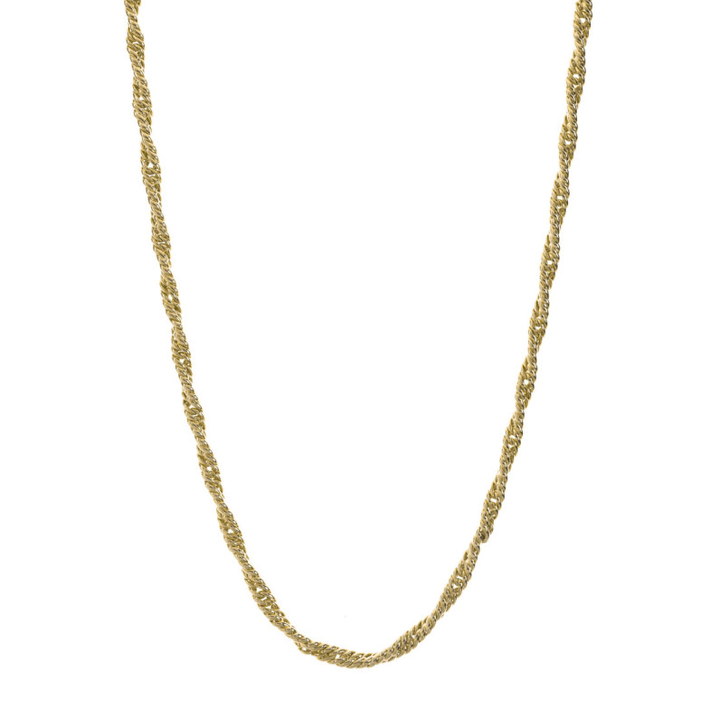 Cadena Oro 18K Cordón Entrelazado 60Cm - Cadenas de Oro Hombre