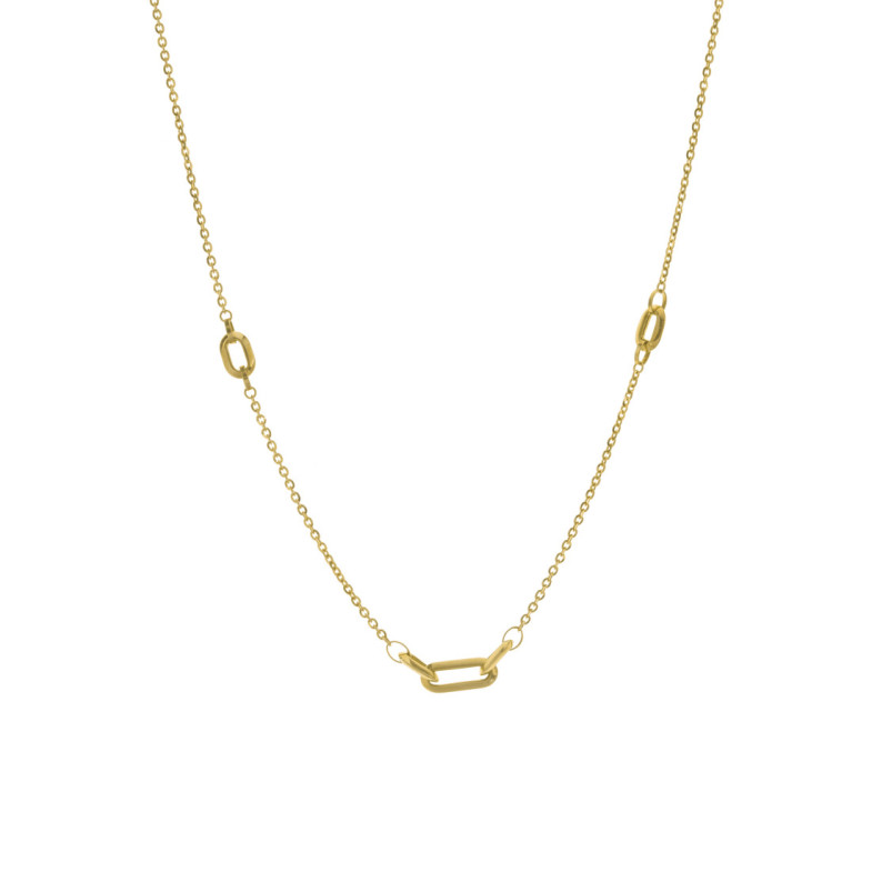 Gold Choker Rectangles FREE LOVE - Pendants