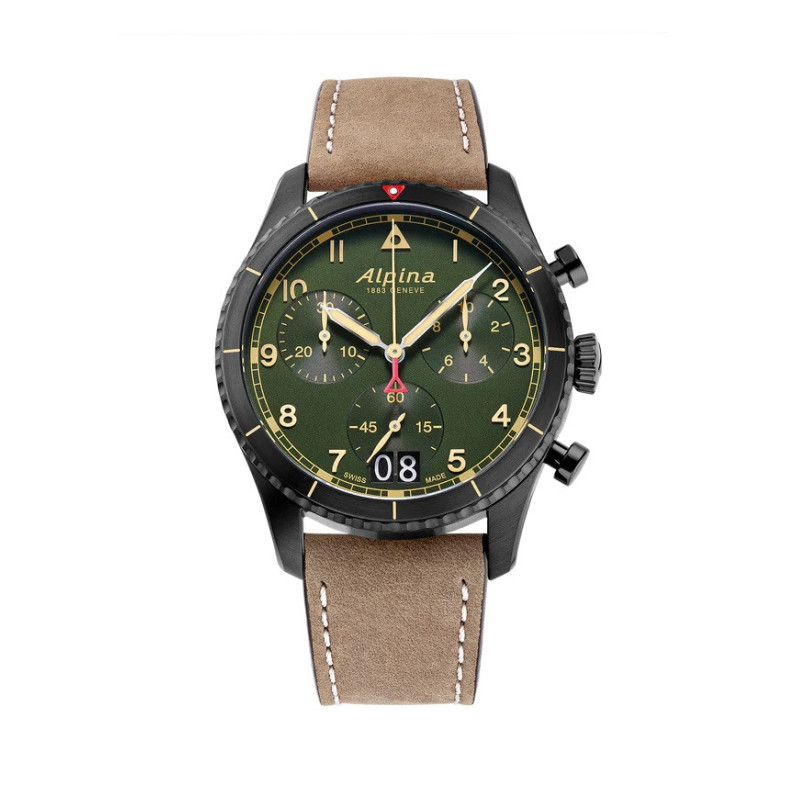 Alpina Startimer Pilot Quartz Chronograph Big Date 41Mm - Alpina STARTIMER