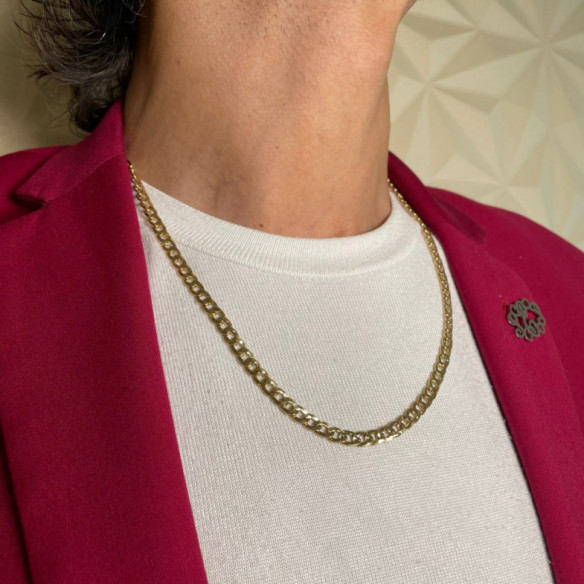 Cadena Oro Hombre Gold 5Mm 60Cm - Cadenas de Oro Hombre