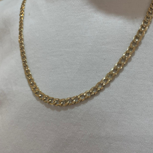 Gold Chain Man GOLD 5mm 60cm - Gold Chains for Men