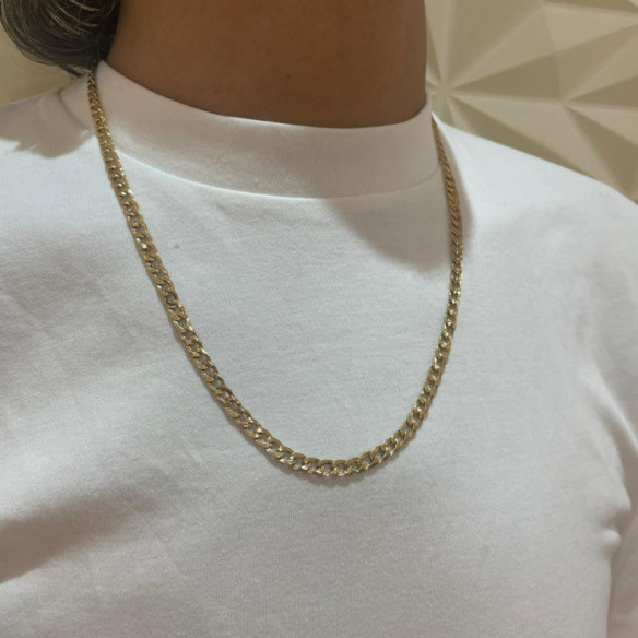 Cadena Oro Hombre Gold 5Mm 60Cm - Correntes de ouro homem