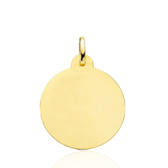 Medalla 24Mm Virgen Del Carmen 18K - Medallas de Vírgenes