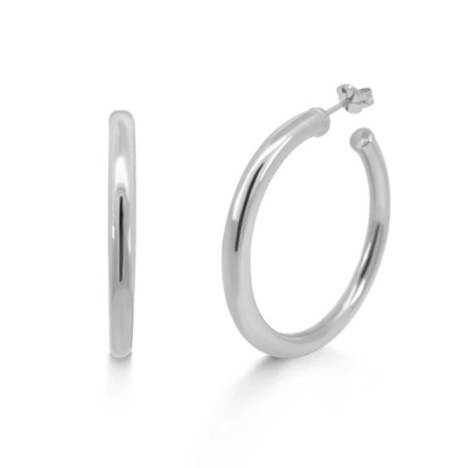 Pendientes de Aro Oro Amarillo 40mm - almofadas