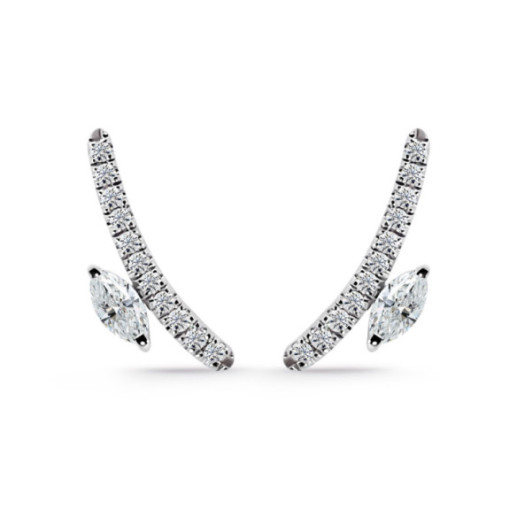 Pendientes Trepadores Mumite 0.36 Ct - Orecchini arrampicati