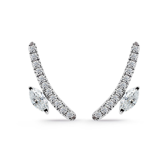 Pendientes Trepadores Mumite 0.36 Ct - Brincos de escalada