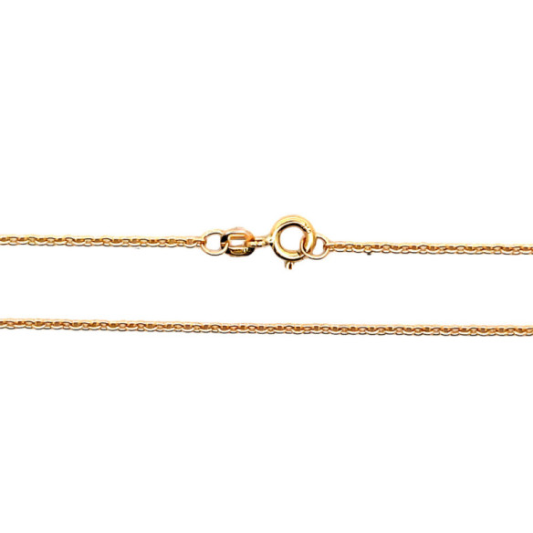 Cadena Oro Forzada 1.7mm 18K 45cm - CADENAS DE ORO