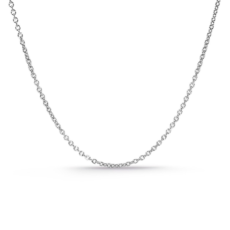 Cadena forzada 1.3mm oro 18K 40cm - CADENAS DE ORO