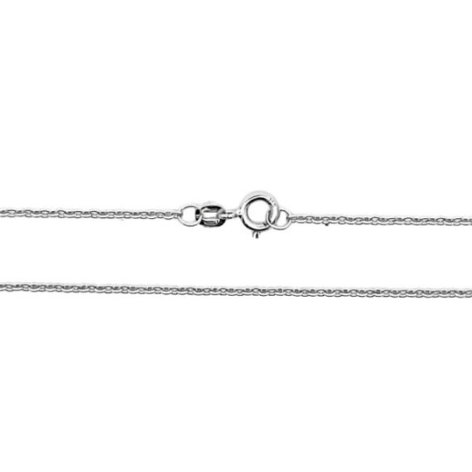Cadena Oro Blanco Forzada 1.7mm 18K 45cm - CADENAS DE ORO 2