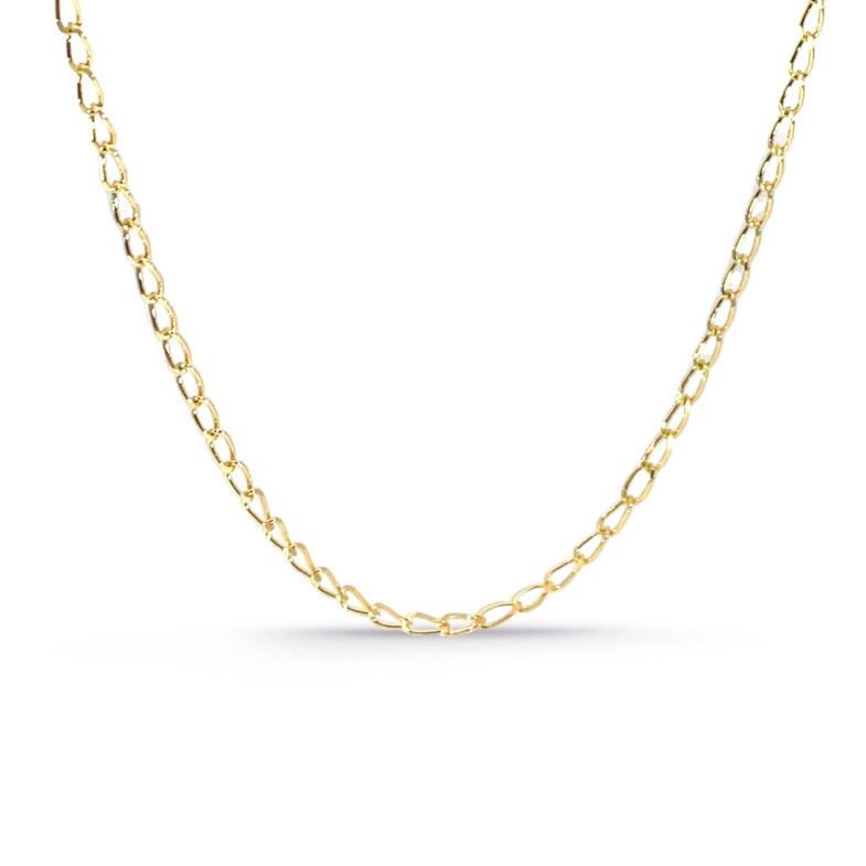 Cadena 45cm Bilbao Oro 18K 1.6mm - Catene d'oro