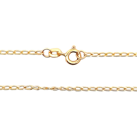Cadena 45cm Bilbao Oro 18K 1.6mm - CADENAS DE ORO