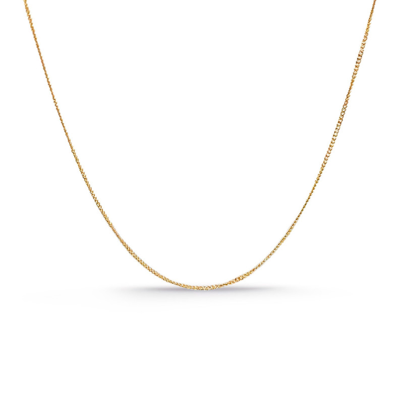 Cadena Oro Barbada 18k 60cm 0.8mm - Homme de chaînes d'or