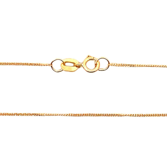Cadena Oro Barbada 18k 60cm 0.8mm - Cadenas de Oro Hombre