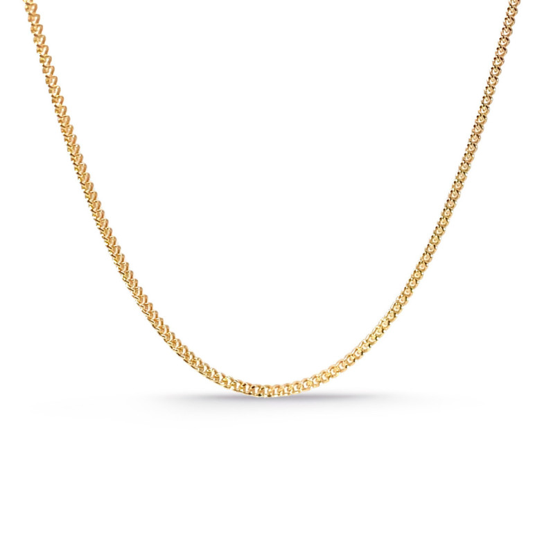 Cadena Barbada Oro 18k 60cm 1.4mm - Catene d'oro uomo