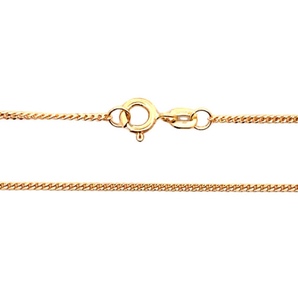 Cadena Barbada Oro 18k 60cm 1.4mm - Cadenas de Oro para Hombre