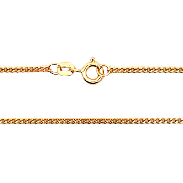 Cadena 60 cm Oro 18K 1.7mm Maciza Barbada - Correntes de ouro homem