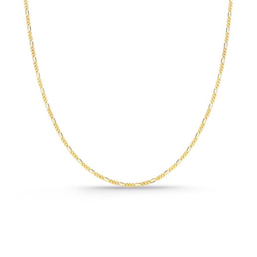 Cadena Oro 18k Figaro 1x3 60cm 1.3mm - Catene d'oro