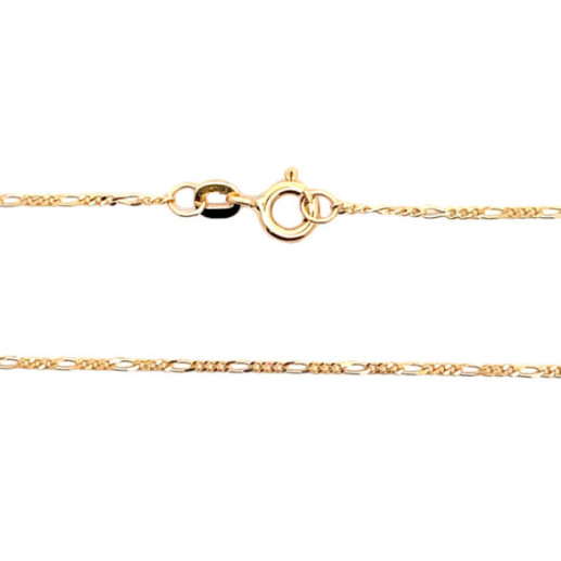 Cadena Oro 18k Figaro 1x3 60cm 1.3mm - Chaînes d'or 2