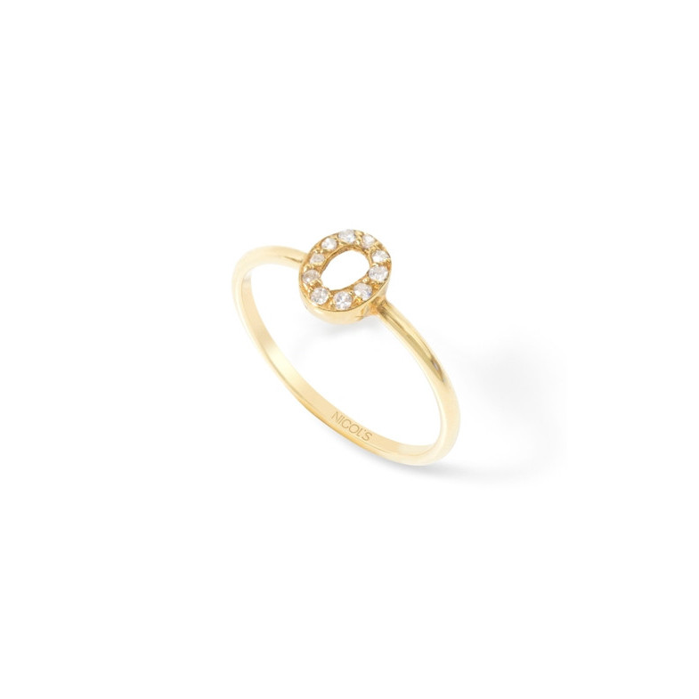 Anillo Diamantes Aro Mini Details - Bagues Autres pierres précieuses