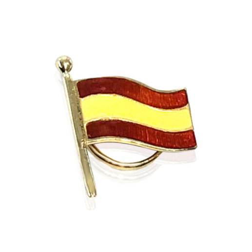 Spilla dorata BANDIERA SPAGNA - Gioielli uomo 2