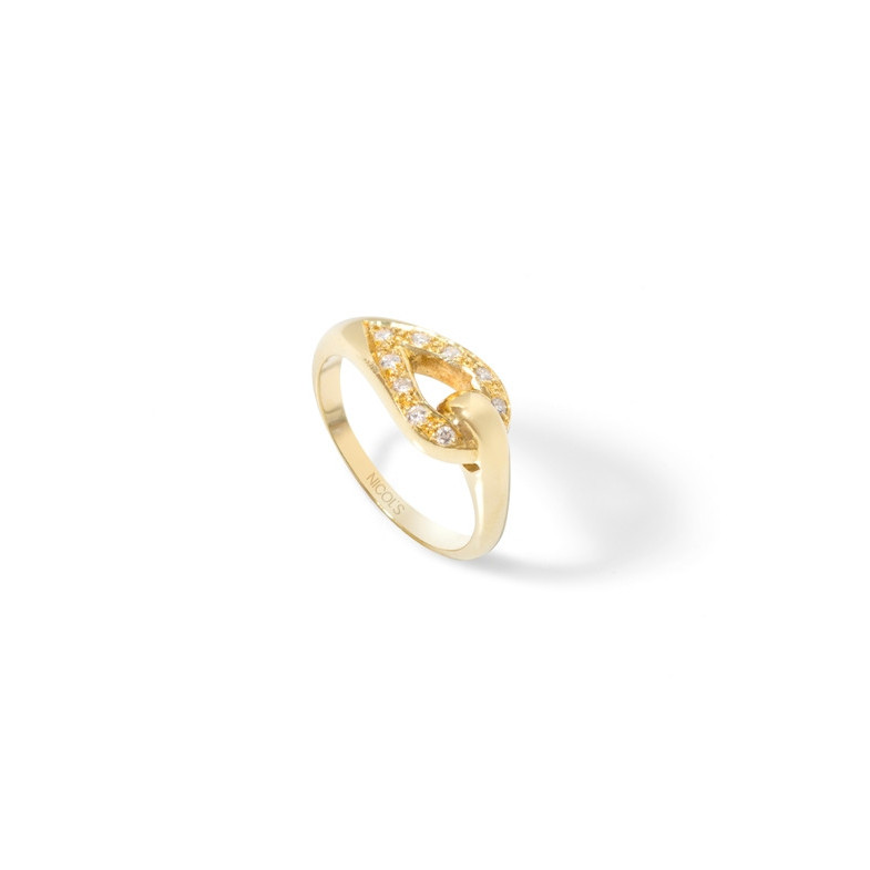 Anillo Diamantes Estribo - diseños actuales