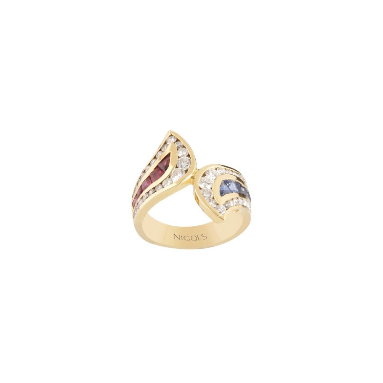 Anillo Antique Decó Paloma - Anillos de Rubí