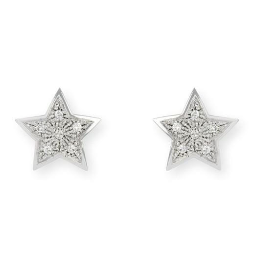 Pendientes Estrella Mini Details 0.25Ct - Boucles d'oreilles en diamant