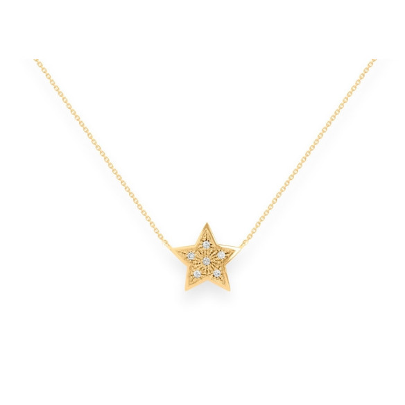 Collar Estrella Mini Details - Collares de Diamantes