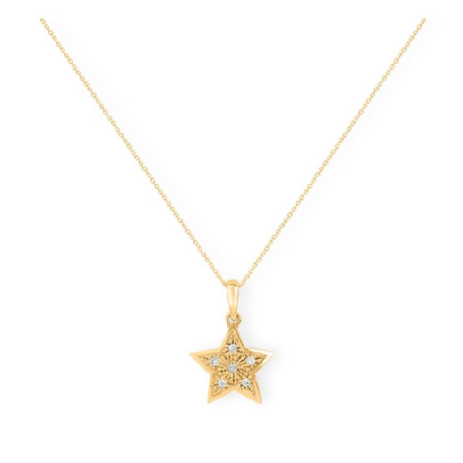 Collana Stella Mini Dettagli - Pendenti di diamanti