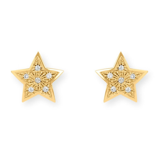 Mini Details Sternohrringe 0,25 ct - Diamantohrringe