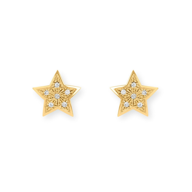 Orecchini stellari Mini Dettagli 0.25Ct - Orecchini con diamanti