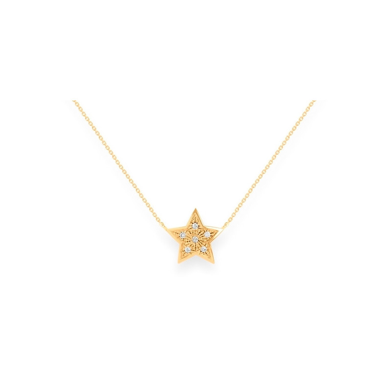 Collar Estrella Mini Details - Colliers diamant