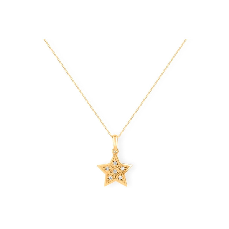 Collar Estrella Mini Details - Colgantes de Diamantes