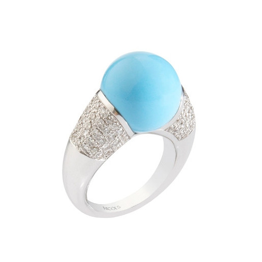 Turquoise Ring BALL - Jewelry