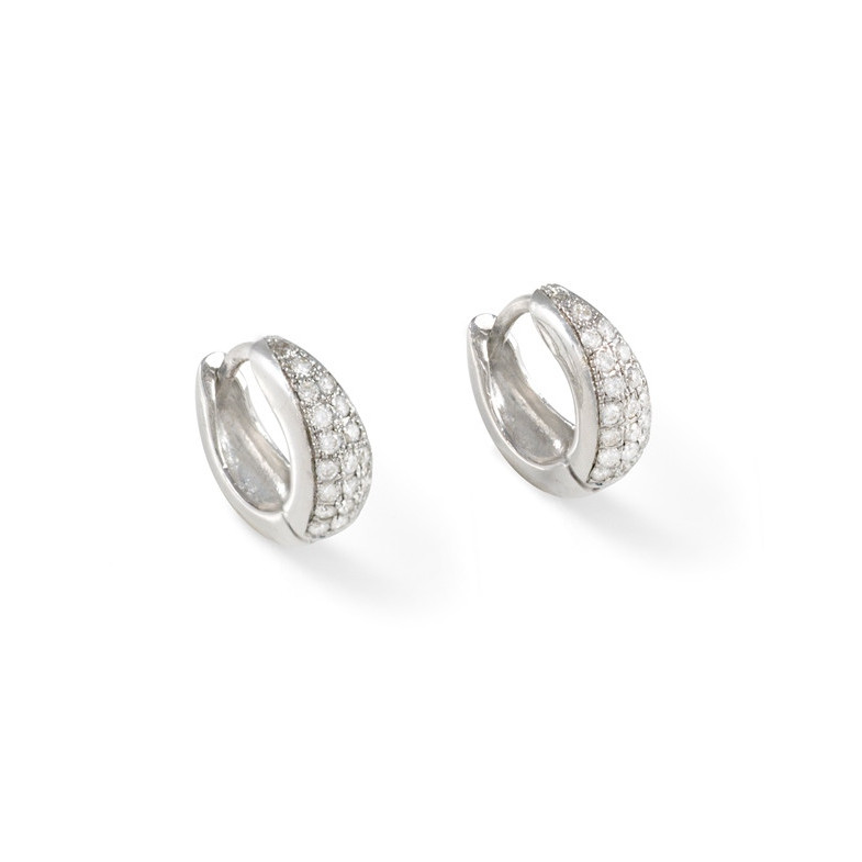 MINIMAL diamond earrings - Bride earrings