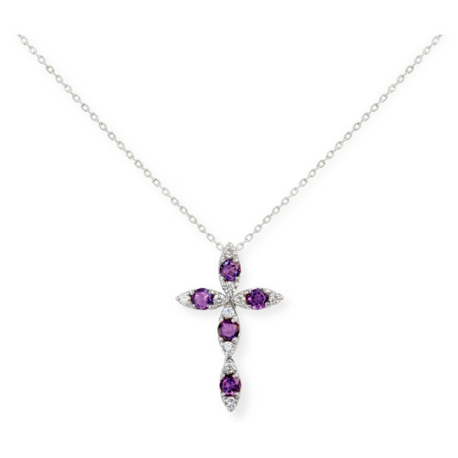 Cross necklace - Necklaces Other Color Stones