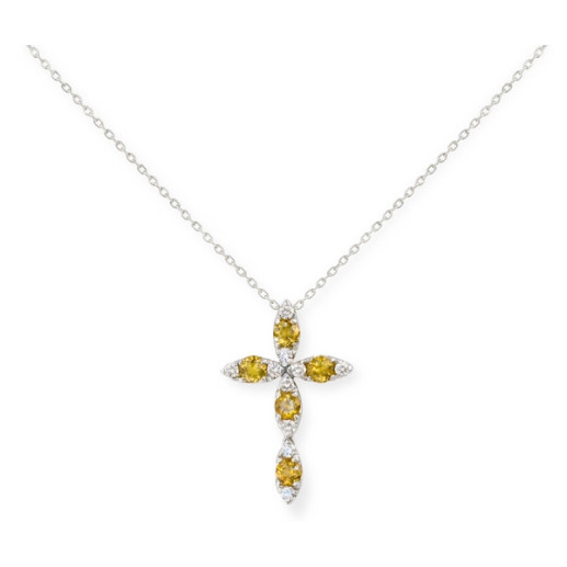 Collar Cruz - Collares Otras Piedras de Colores