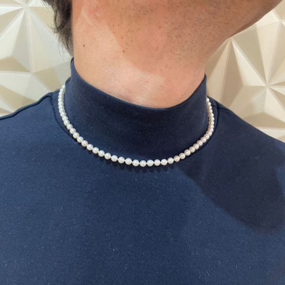 Collar Perlas 5-5.5mm Natural Cultivadas - Colares de pérolas