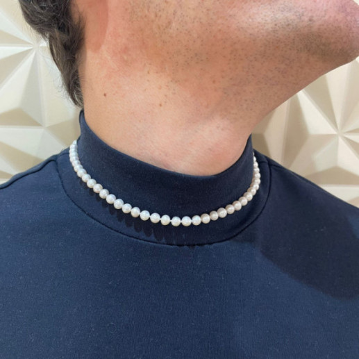 Collar Perlas 6-6.5mm Natural Cultivadas 43cm - COLARES 2