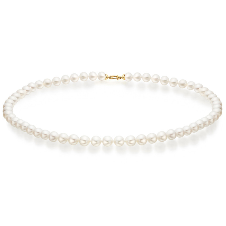 Collar Perlas 6.5-7mm Cultivadas Naturales - Collares de Perlas