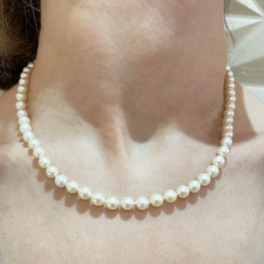 Collar Perlas 6.5-7mm Cultivadas Naturales - Colliers de perles 2
