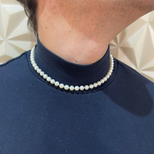 Cultured Pearl Necklace 7mm to 7.5mm - Pearl necklaces 2