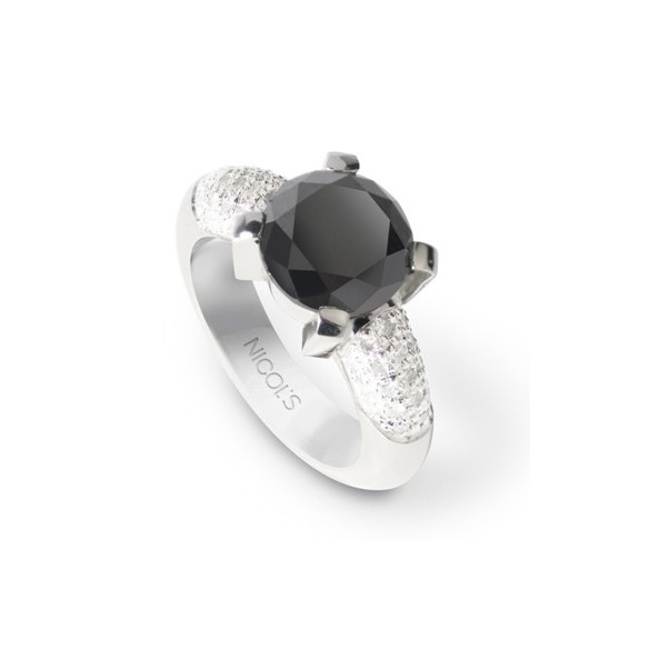 Anillo Platino Diamante Negro Madonna Black Power 4.50Ct - Anillos de Platino