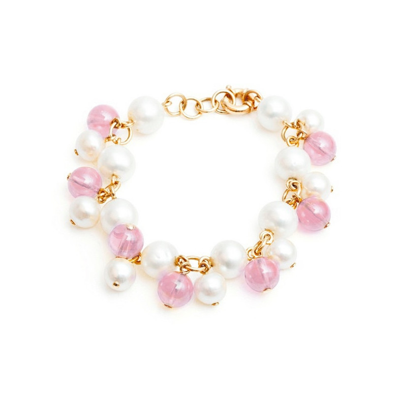 Pulsera Perlas Y Cuarzo Pearls Lady - Pulseras de Perlas