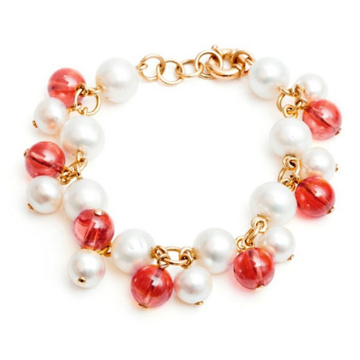 Pulsera Perlas Y Cuarzo Pearls Lady - Pulseras de Perlas